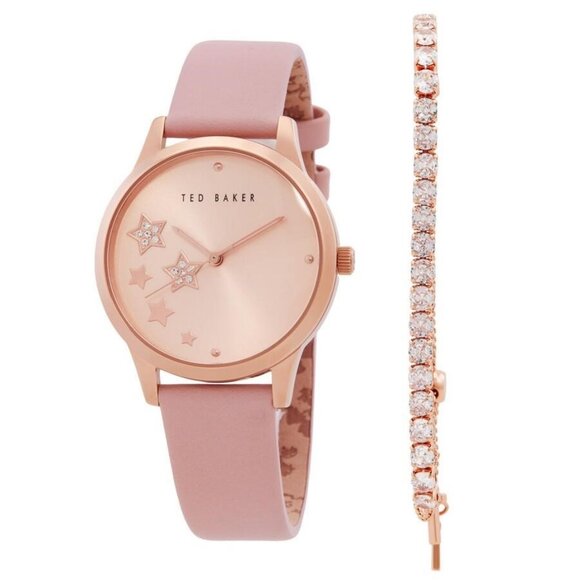 FX03891B NWT Ted Baker Fashion Ladies Quartz Steel Authentic Watch - Picture 1 of 4